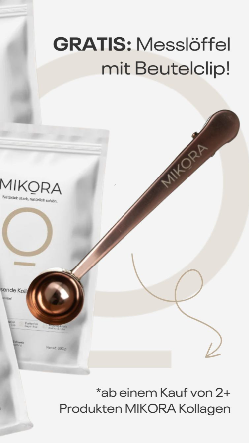 MIKORA Messlöffel mit Beutelclip gratis